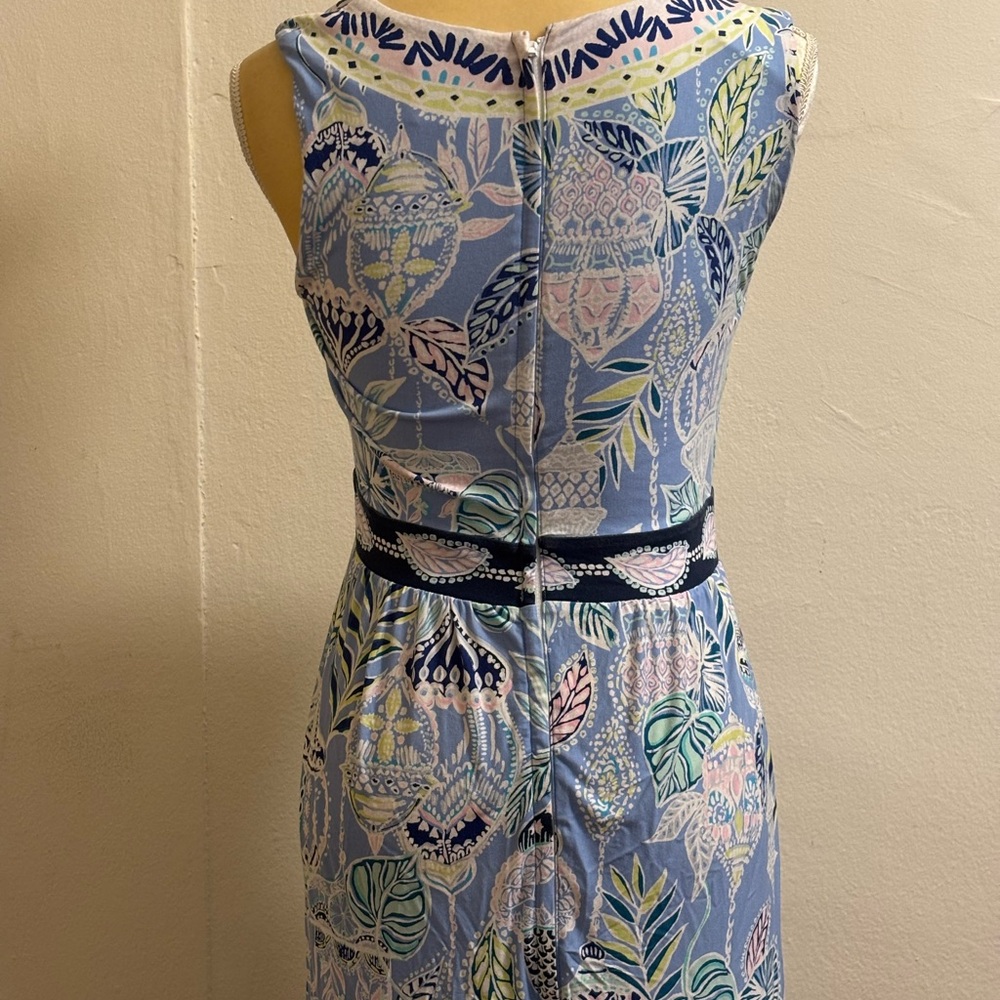 Lilly Pulitzer McKinley Maxi Dress Blue Peri Lapis Lanterns size Small - Picture 11 of 16